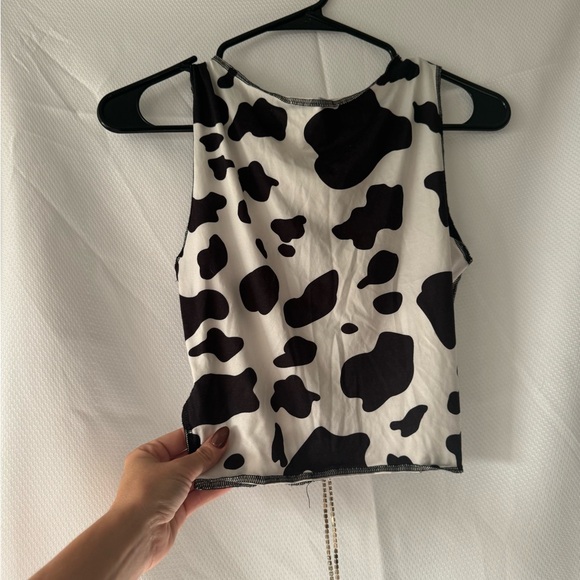 Cow Print Top - Picture 4 of 7